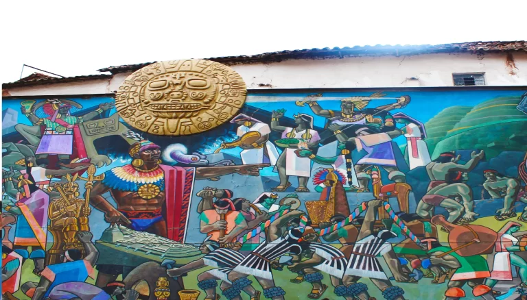 Mural histórico de Cusco